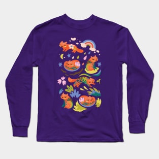 Floral foxes Long Sleeve T-Shirt